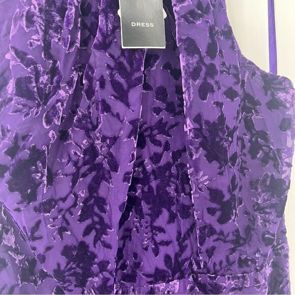 Ralph Lauren Floral Velvet Halter Gown - Picture 6 of 9